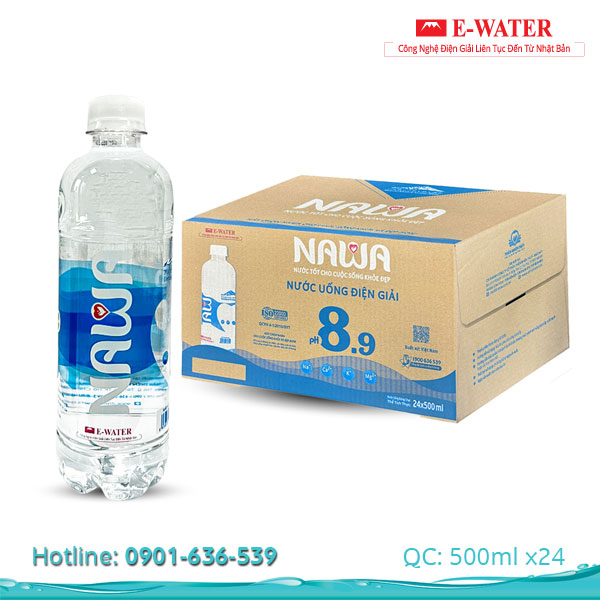Nước Uống Điện Giải I-On Kiềm Thiên Nhiên NAWA 500ml